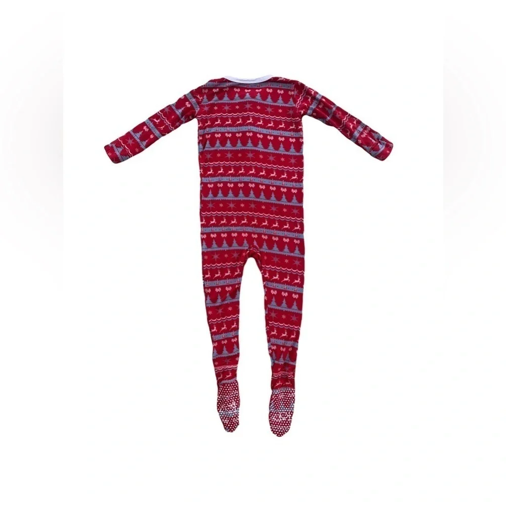 Kickee Pants Size 2T Red Footie Pajamas In Nordic Print